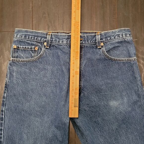 Vtg Levis 517 Jeans Mens 38x32 Actual Sz 36Wx30.5L Blue Bootcut Medium W… - Picture 6 of 13